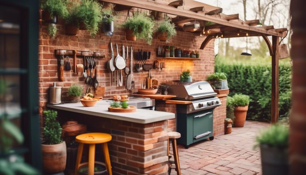 affordable diy outdoor kitchen