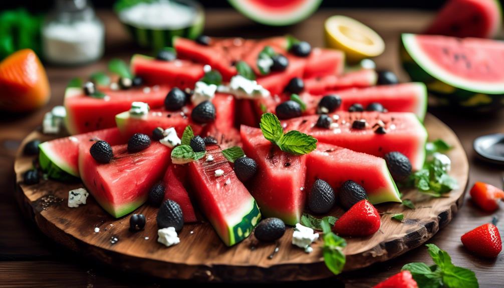 grilled watermelon salad delight